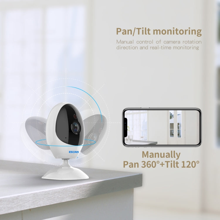 ESCAM QF006 3MP 1296P HD Indoor Wireless PTZ IP Camera IR Night Vision AI Humanoid Detection Home Security CCTV Monitor, AU Plug, UK Plug, EU Plug, US Plug ESCAM QF006 3MP 1296P HD Indoor Wireless PTZ IP Camera IR Night Vision AI Humanoid Detection Home Security CCTV Monitor, AU Plug, UK Plug, EU Plug, US Plug